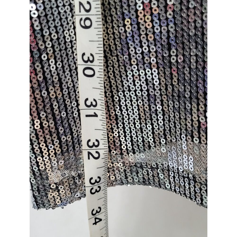 Wild Fable Sequin sleeveless mini party dress L Bling Sparkly Swiftie Y2K - Picture 11 of 12